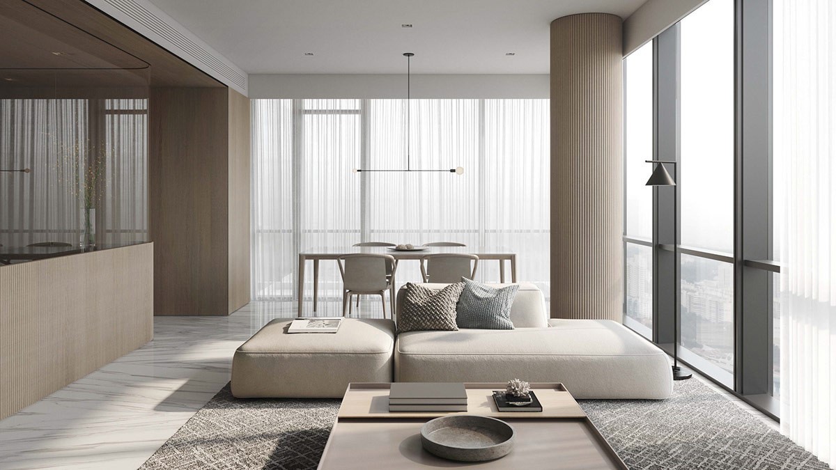 Phong cách tối giản (Minimalism) – Xu hướng thiết kế nội thất nhà 2025